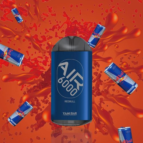 Yami Bar Air 6000 Puffs Disposable Vape Device Red Bull