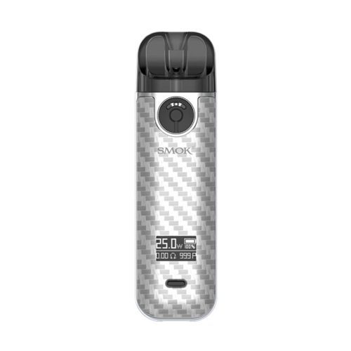 Smok Novo 4 25w Pod System Starter Kit Silver Carbon Fiber