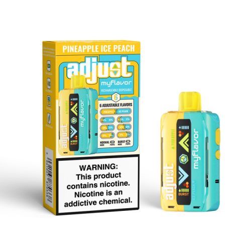 Adjust MyFlavor 40K Puffs Disposable Vape Device Pineapple Ice Peach