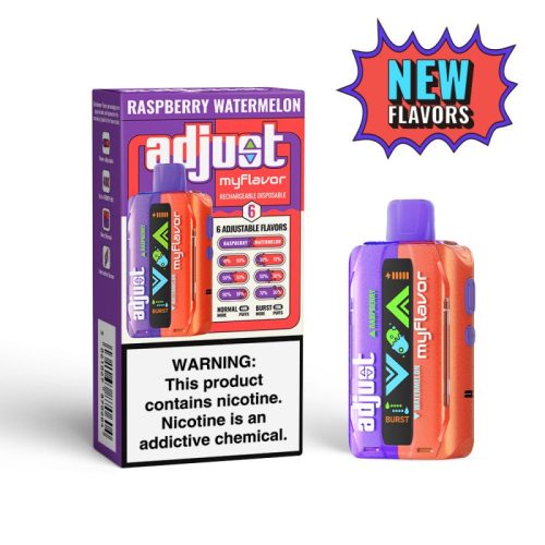 Adjust MyFlavor 40K Puffs Disposable Vape Device Raspberry Watermelon