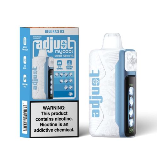 Adjust MyCool 40K Puffs Disposable Vape Device Blue Razz Ice