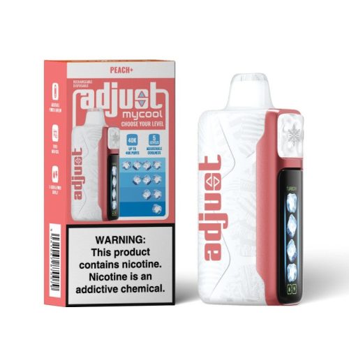 Adjust MyCool 40K Puffs Disposable Vape Device Peach+