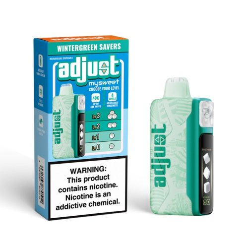 Adjust MySweet 40K Puffs Disposable Vape Device Wintergreen Savers