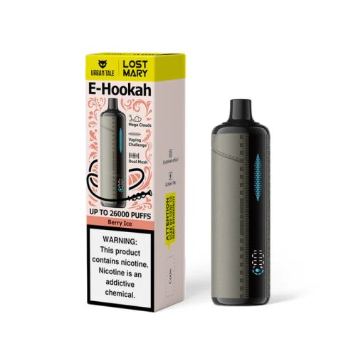 Lost Mary Urban Tale E-Hookah 26000 Puffs Disposable Vape Device Berry Ice