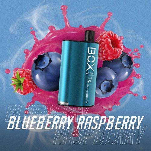 Box blueberry raspberry Flavor color