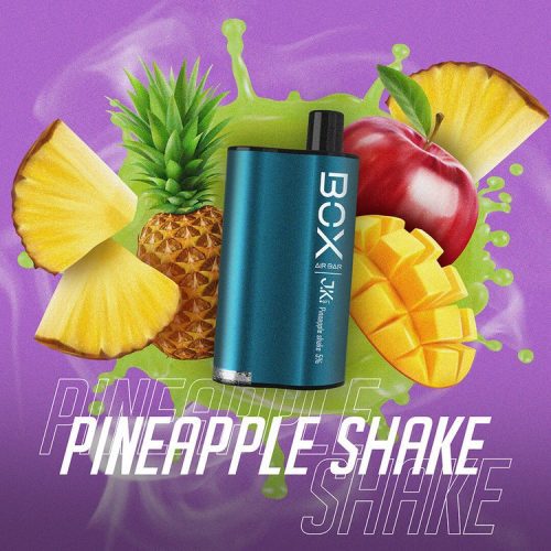 Box pineapple shake Flavor color