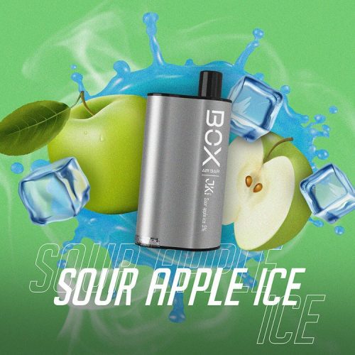 Box sour apple ice Flavor color