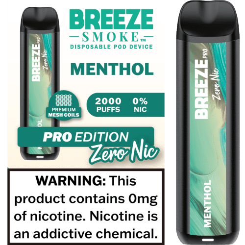 Breeze Pro Zero Nic mentholArtboard 12 40658