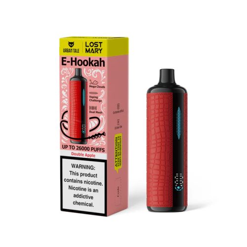 Lost Mary Urban Tale E-Hookah 26000 Puffs Disposable Vape Device Double Apple