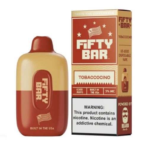 Fifty Bar 6500 Puff Disposable Tobaccocino 800x800 1