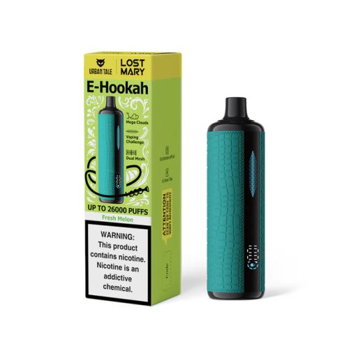 Lost Mary Urban Tale E-Hookah 26000 Puffs Disposable Vape Device Fresh Melon