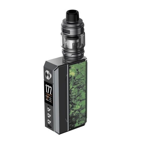 Voopoo Drag 4 177W Mod Starter Kit Gun Metal + Forest Green