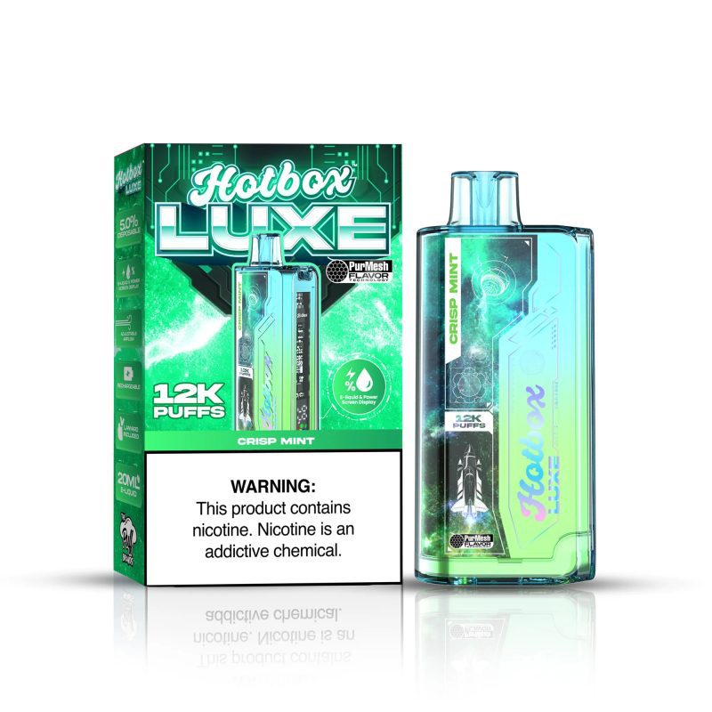 HotboxLuxeVape12kPuffsCrispMint 2000x 622ad71c 55c3 4a9e af53 4a143d2838f6