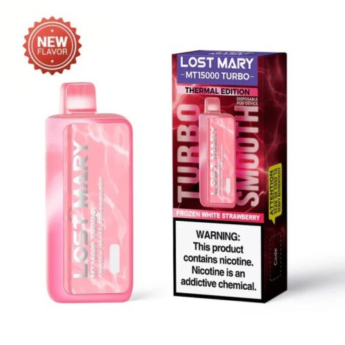 Lost Mary MT15000 Turbo Vape Frozen White Strawberry