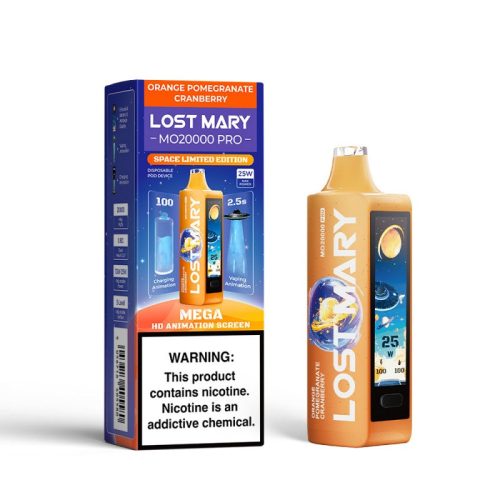 Lost Mary MO20000 Pro Disposable Vape Device Orange Pomegranate Cranberry