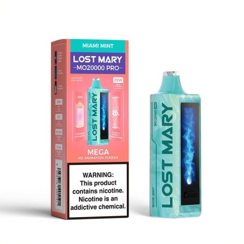 Lost Mary MO20000 Pro Disposable Vape Device Miami Mint