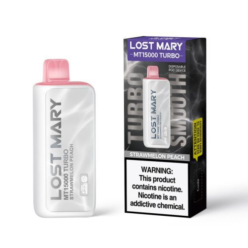 Lost Mary MT15000 Turbo Vape Strawmelon Peach