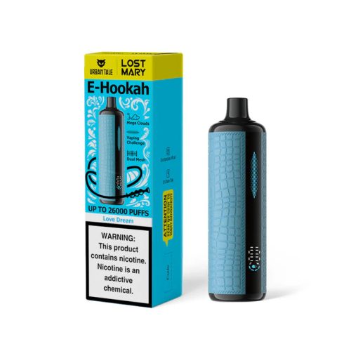 Lost Mary Urban Tale E-Hookah 26000 Puffs Disposable Vape Device Love Dream