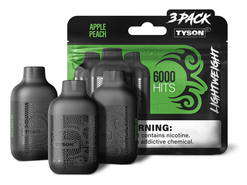 TYSON lightweight 3pack APPLE PEACH