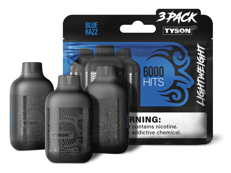 TYSON lightweight 3pack BLUE RAZZ