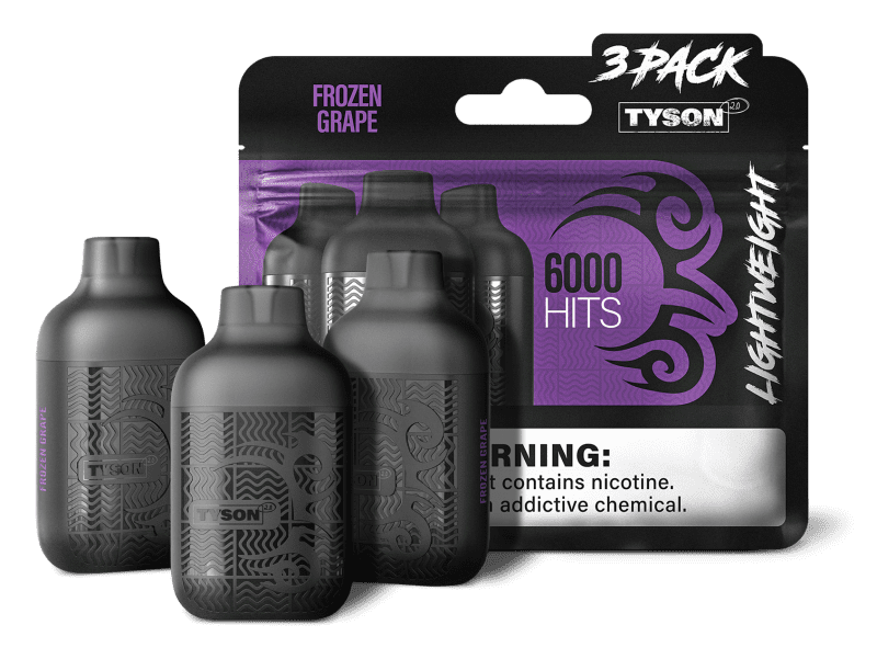 TYSON lightweight 3pack FROZEN GRAPE