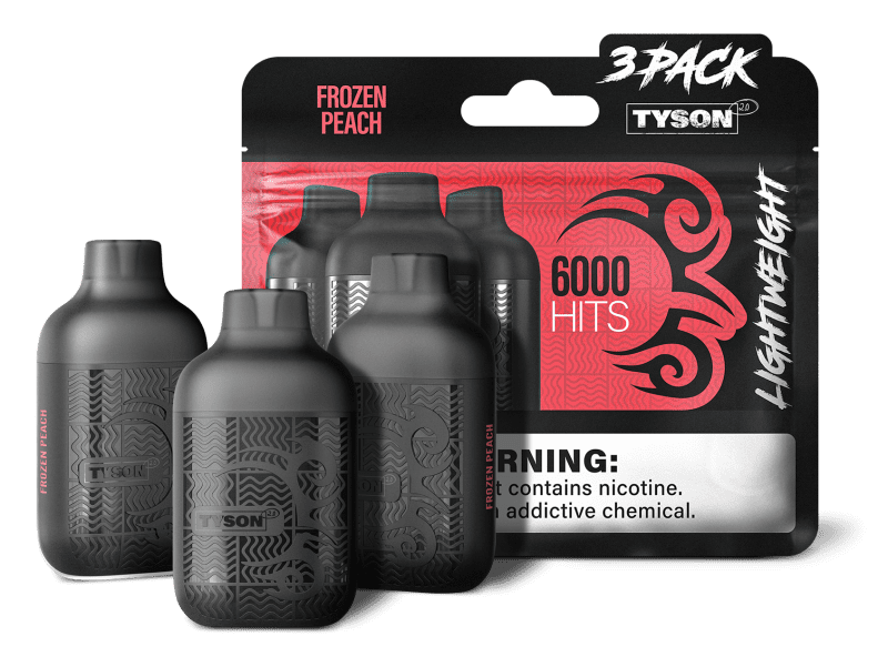 TYSON lightweight 3pack FROZEN PEACH