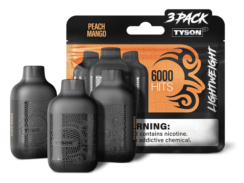 TYSON lightweight 3pack PEACH MANGO