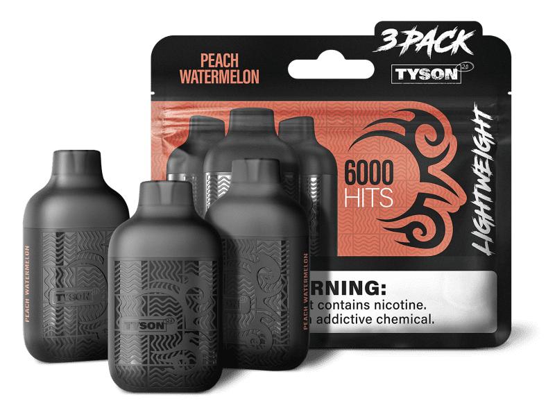 TYSON lightweight 3pack PEACH WATERMELON