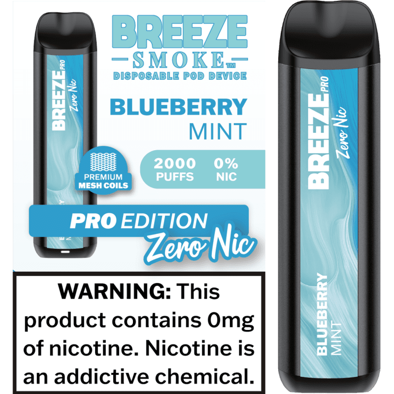 breeze zero nic box Blueberry Mint 56795