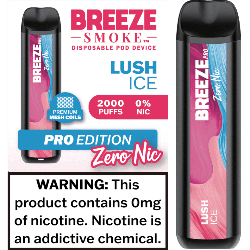 breeze zero nic Lush Ice 44600